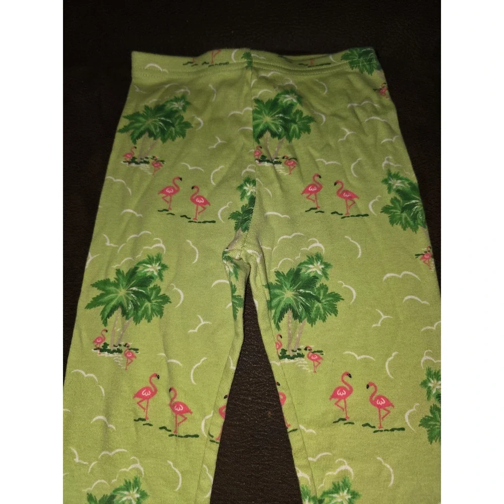 Gymboree palm beach paradise flamingo palm tree leggings‎ size 4t